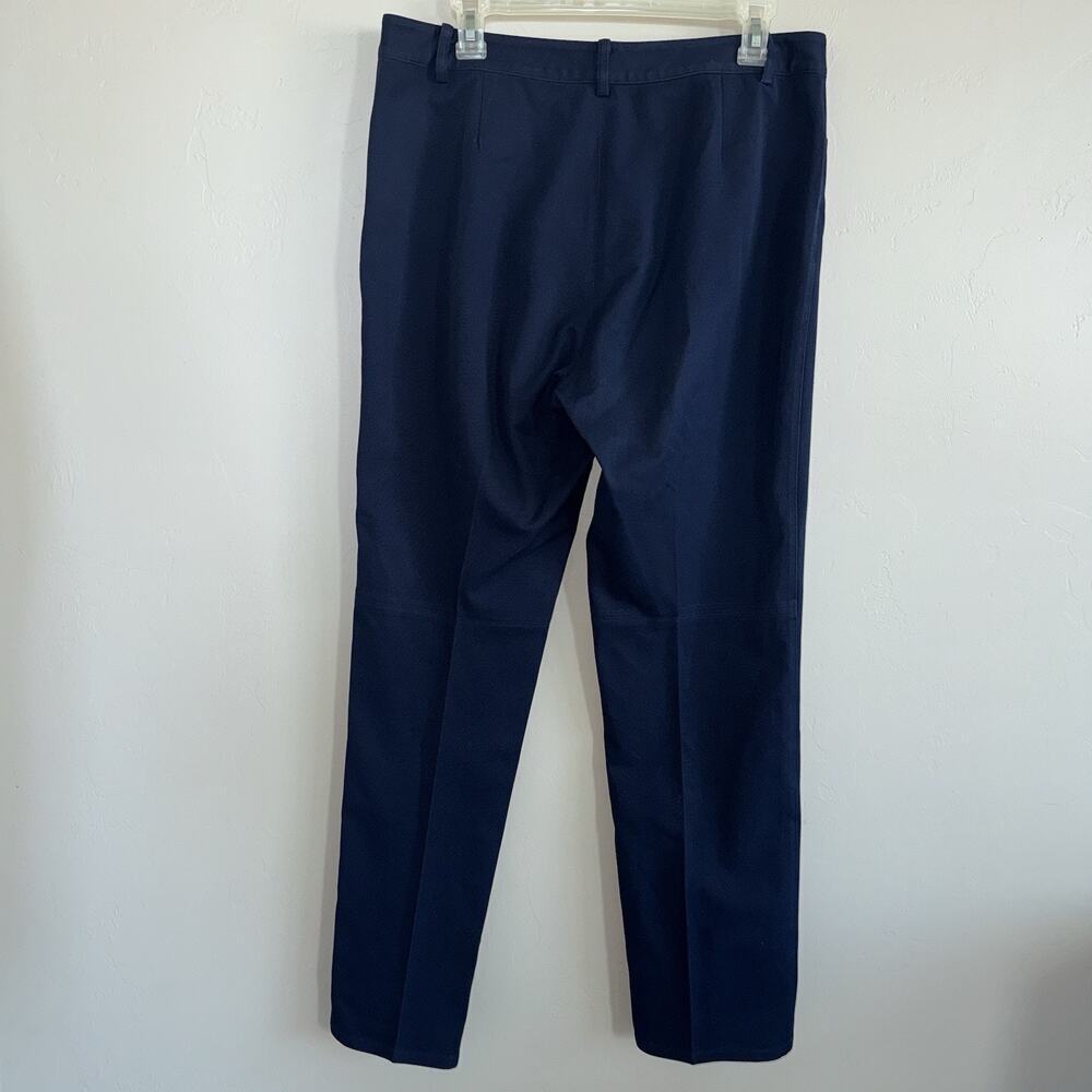 Lauren Ralph Lauren Straight Leg Pants Navy Blue Woman’s Size 10 - Picture 3 of 7